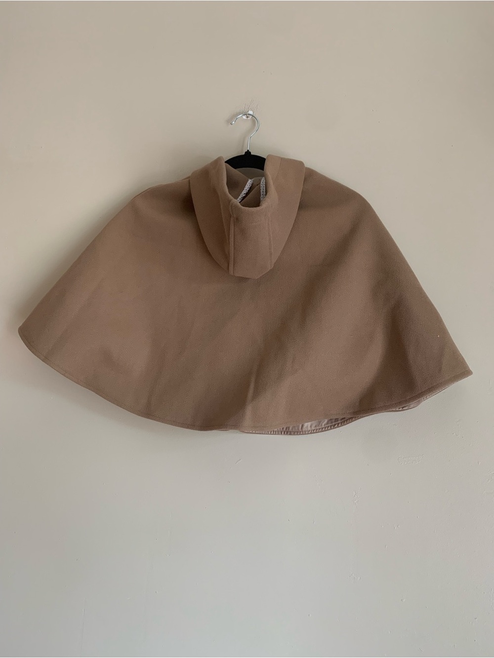 NWT EVERWEEKEND Toddler Hooded Cape Coat Brown 4t Girls Outerwear - Picture 3 of 3